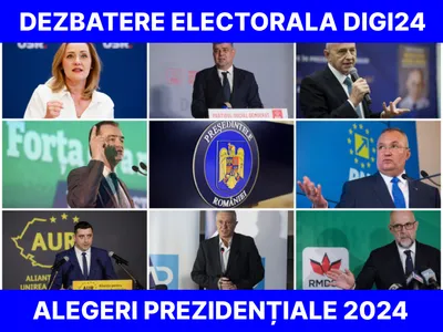 Dezbaterea președinților la Digi24. Confruntarea care ar putea decide viitorul României. La ce oră? - Foto: Digi24