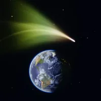 cometa „Bulgărele de gheață”/Foto: sky&telescope