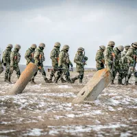 Exercițiile Steadfast Dart desfășurate pe terenul de antrenament de la Smârdan - Foto: Getty Images/ Andrei Pungovschi