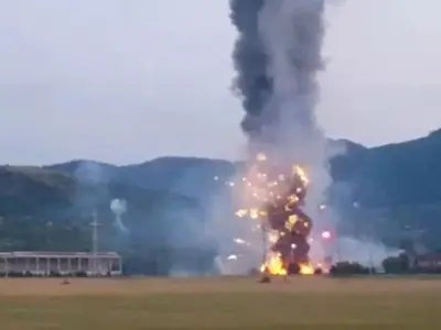 Explozie la Uzina Mecanică Tohan din Braşov/Foto: captură video