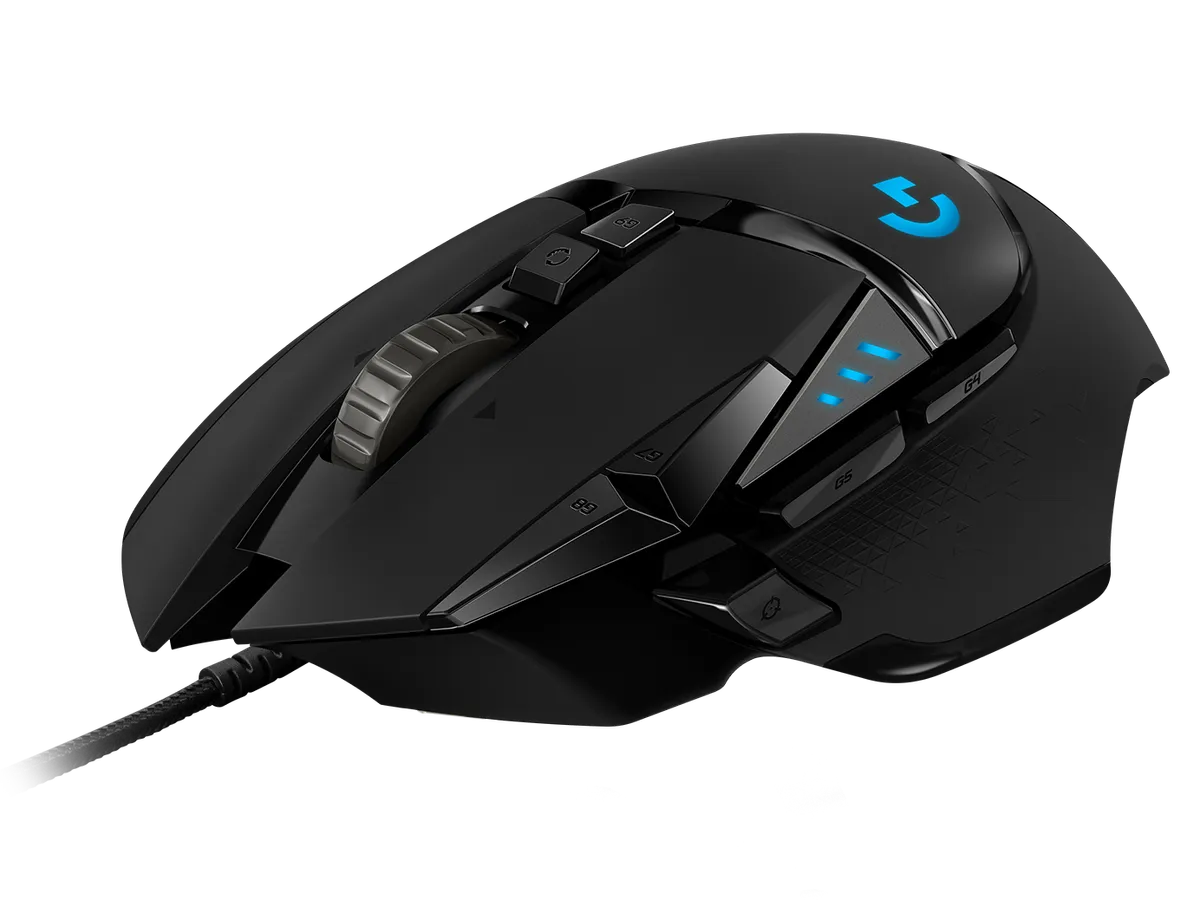 Mouse-ul Logitech G502 Hero are o arhitectură ergonomică asimetrică / Foto: Logitech