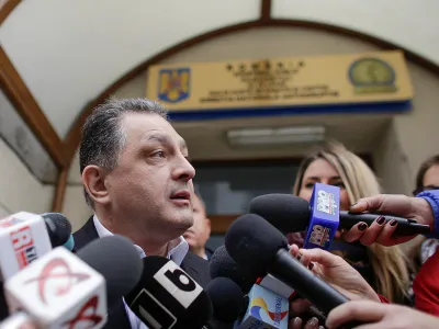 Marian Vanghelie, reținut pentru trafic de influență la achziția de măști FFP2, tarabe și geluri Foto: INQUAM Photos/ Octav Ganea