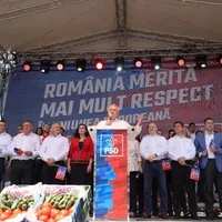 Dragnea a comandat un miting doar cu pesediști la Târgoviște și Poliția a respectat ordinul șefului/FOTO: Facebook.com