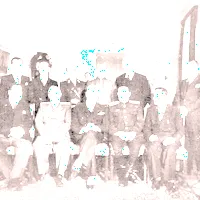 Dr. Petru Groza în vizită la Legația Sovietică, alături de Andrei Vîșinski