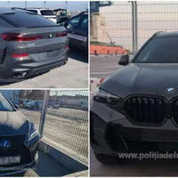 Captură de mii de euro în Portul Constanța. Două mașini de lux furate din Suedia au fost reținute - Foto: Politia de frontiera