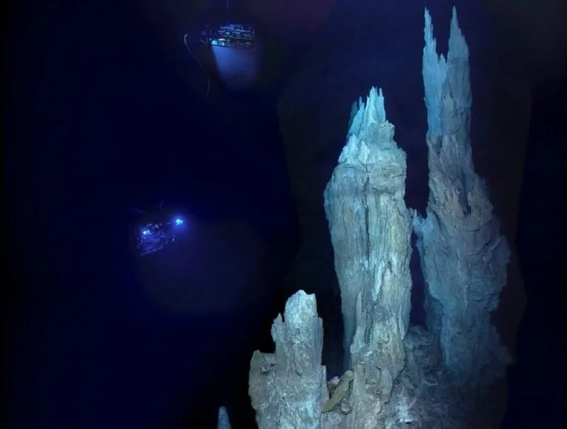Formațiune geologică submarină