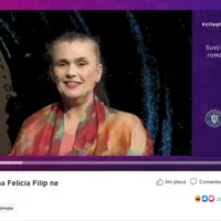 Felicia Filip îndeamnă la lectură, clip devenit viral