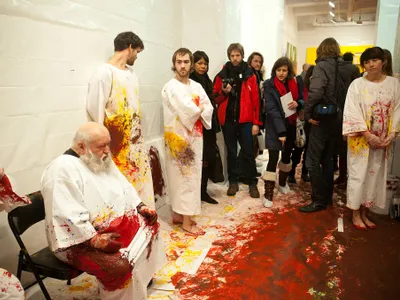 Pictorul Hermann Nitsch Foto: Profimedia Images