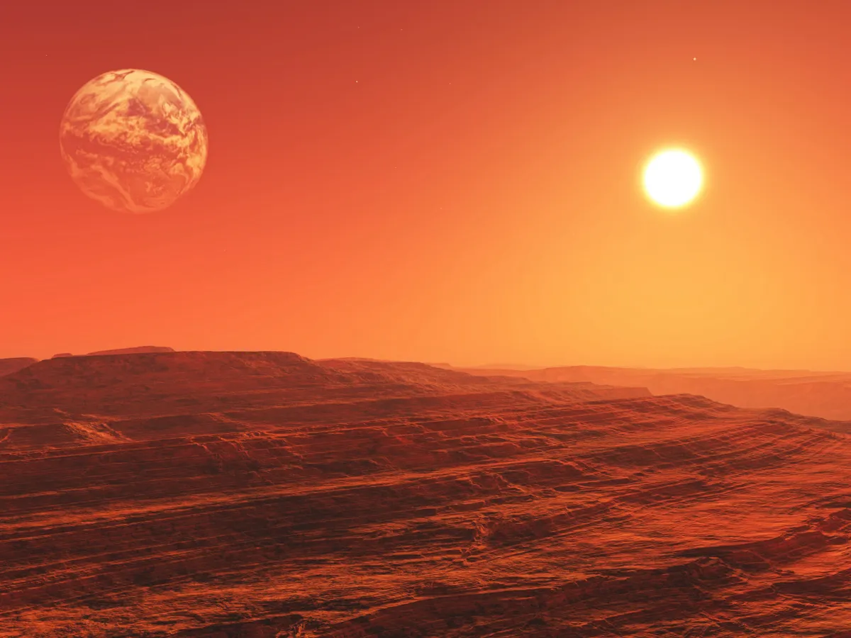 O superfurtună pe Soare a afectat atmosfera planetei Marte, a anunțat NASA. Ce s-a întâmplat? - Foto: Freepik (Imagine cu rol ilustrativ)