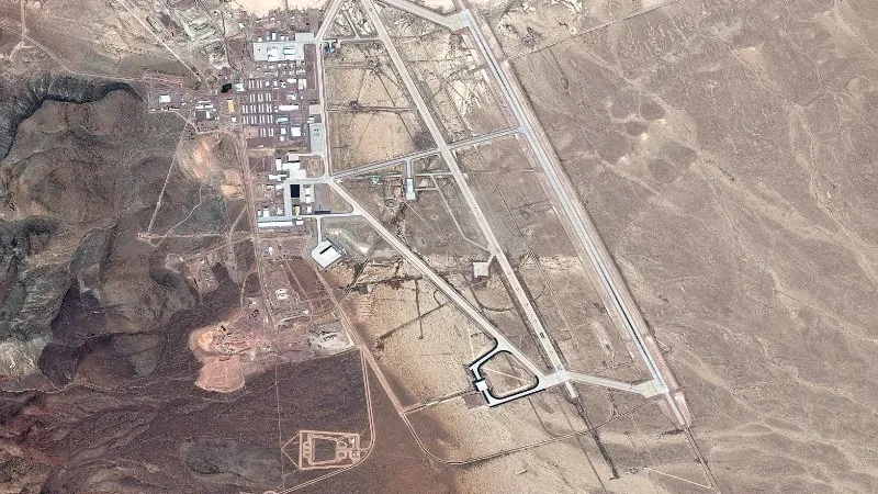 O fotografie din satelit a Zonei 51