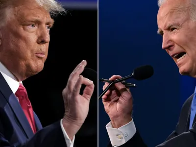 Donald Trump și Joe Biden-  FOTO: Profimedia Images