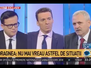 Dragnea la Antena 3 Foto: Captură video