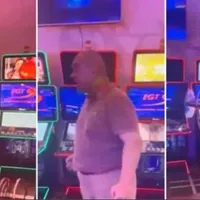 Bărbat supărat că a pierdut la jocuri de noroc - Foto: Captură video Youtube