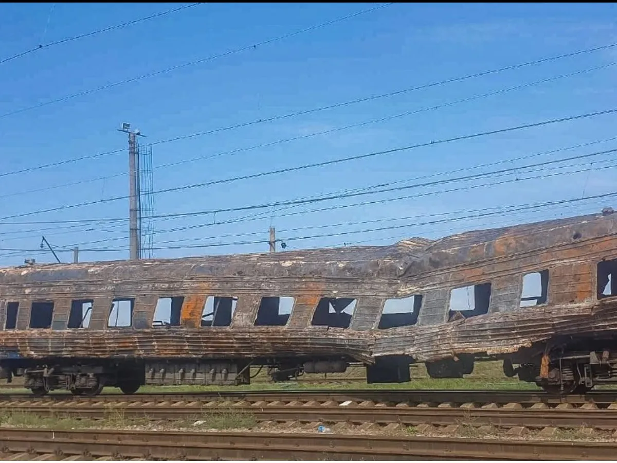 Rusia, disperată să distrugă căile ferate ce duc arme în Ucraina - Foto: Kyiv Post/ UKRANIAN RAILWAYS