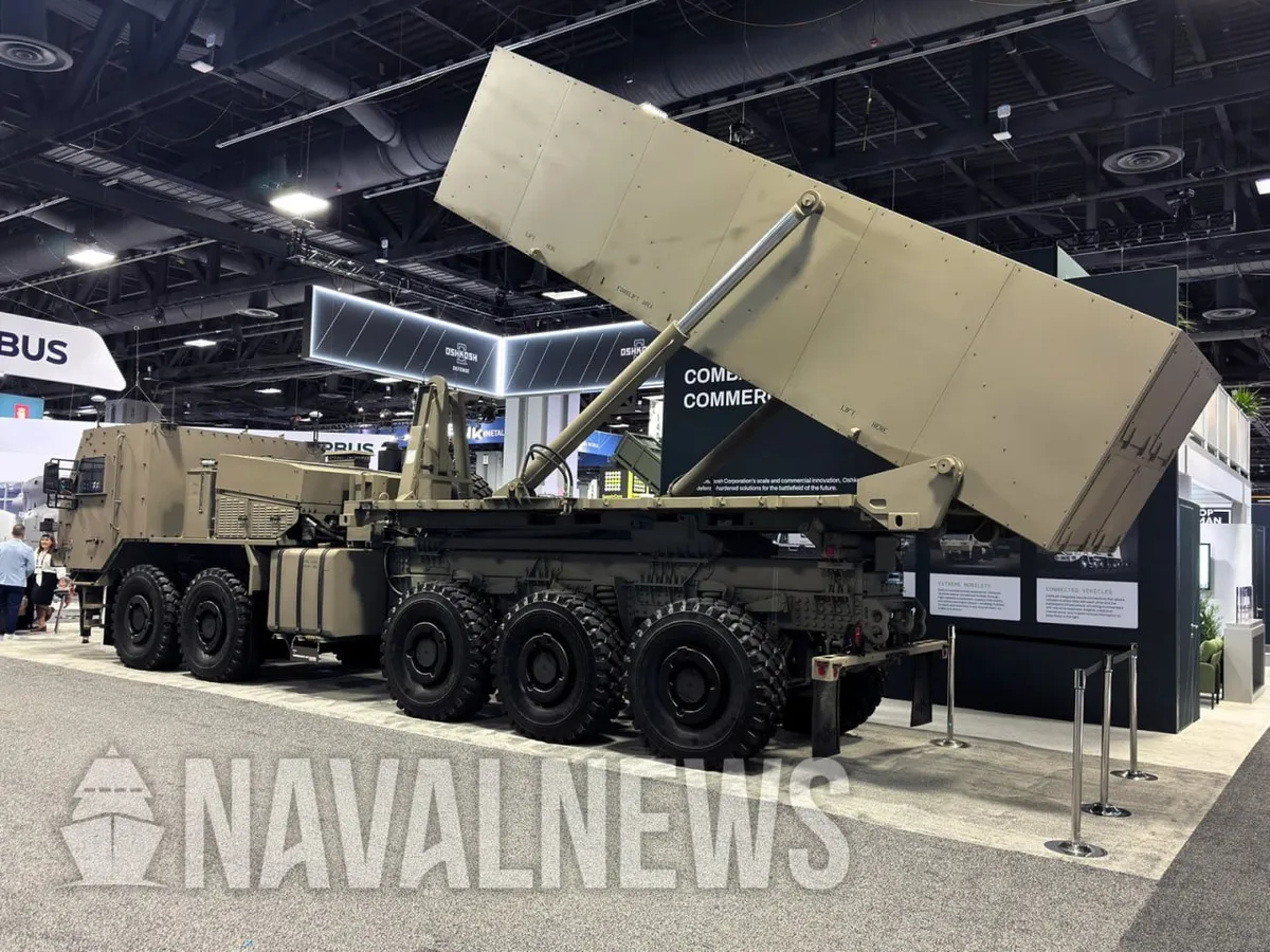 Lansatorul X-MAV (Extreme Multi-mission Autonomous Vehicle) ce poate fi folosit pentru rachete Tomahawk - Foto: Naval News