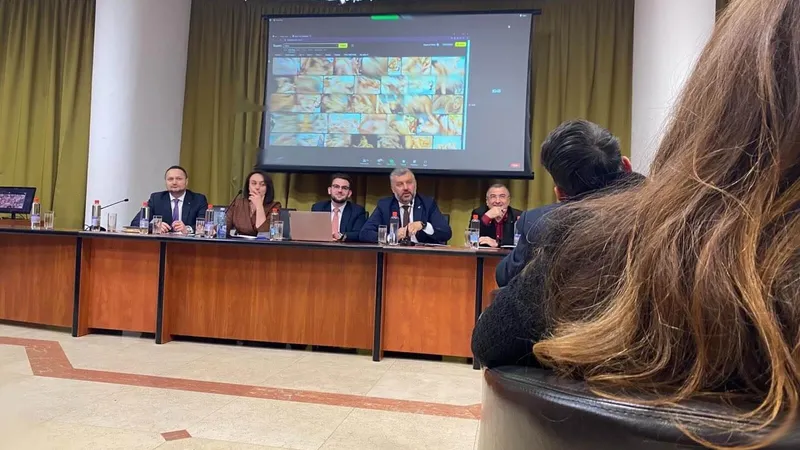 Dezbaterea legii pentru securitatea cibernetică a României, întreruptă de imagini pentru adulți. / Foto: Captura, Facebook