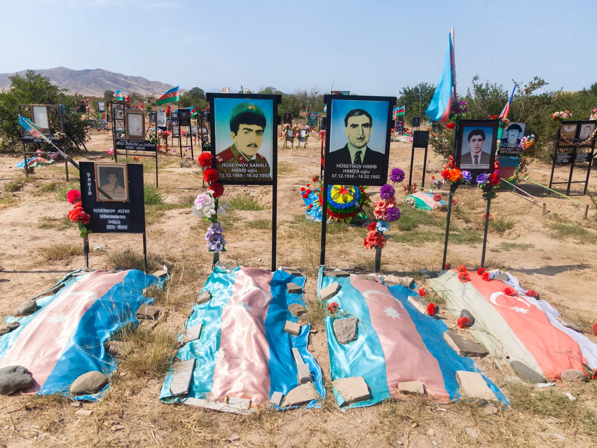 Cimitirul din Agdam Foto: Realitatea.md