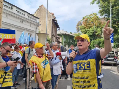 Profesorii boicotează noul an școlar - Foto: Facebook/ Federatia Sindicatelor din Educație „Spiru Haret”