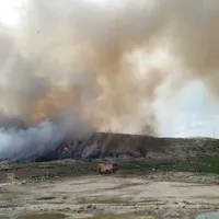 Incendiu la groapa de gunoi din Galați. Pompierii se luptă cu focul de 24 de ore - Foto: Adevărul.ro