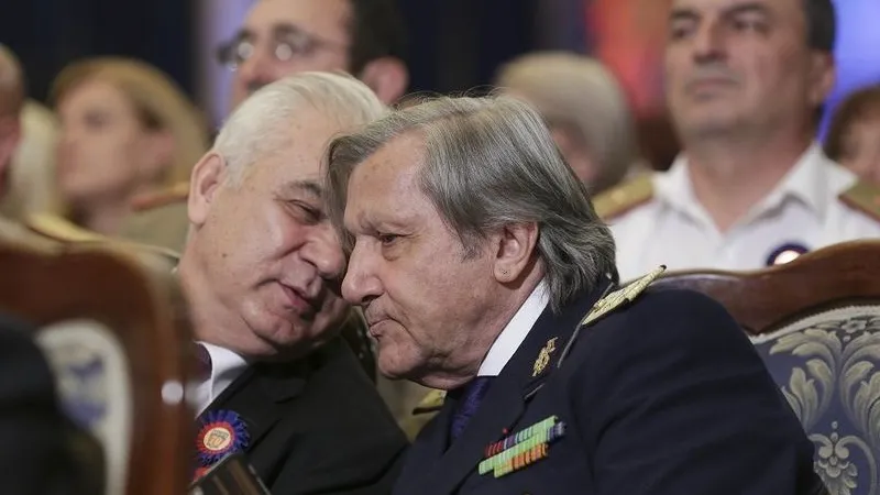 Anghel Iordănescu și Ilie Năstase Foto: Inquam/ Octav Ganea