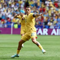 Rațiu și Stanciu, doi dintr jucătorii decisivi pentru România Foto: INQUAM Photos/Ovidiu Dumitru Matiu