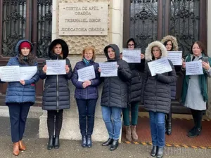 Protest al consilierilor de probațiune Foto: Ebihoreanu.ro - rol ilustrativ