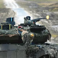 Tancul de luptă Leopard 2 A6M, promis Ucrainei pentru a contracara ofensiva Rusiei, în acțiune