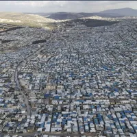 Tabără de persoane strămutate, Idlib, Siria/ Foto aa.com.tr