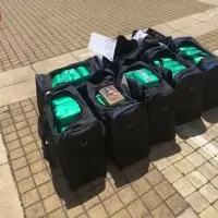 Foto: Românul transporta cocaină pură Sursa: Politie Franta