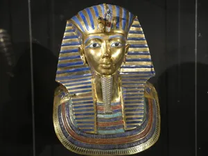 Piesă din expoziția „Călătoria lui Tutankhamon spre eternitate” de la Castel dell'ovo, din Napoli - Foto: Profimedia Images
