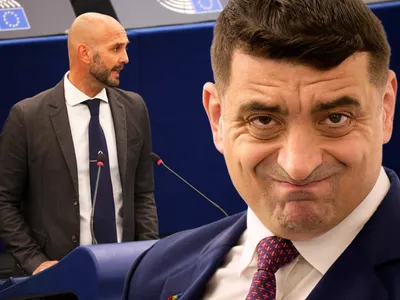 George Simion, făcut praf în Parlamentul European de aliații săi: „A pierdut acasă. Pierde și aici” - Foto: Colaj Newsweek - Profimedia images