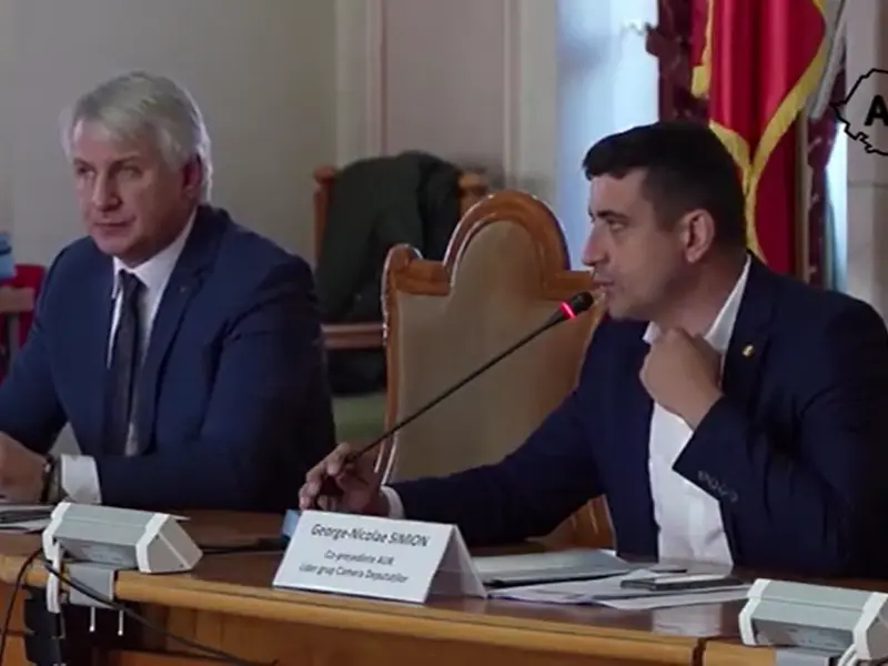 VIDEO Teodorovici, finanțistul lui Dăncilă, la masă cu George Simion. E specialistul AUR în energie