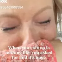 Noul tatuaj a adus o tânără în pragul disperării: „Nu seamănă deloc cu poza. Nu știu ce să fac" - FOTO: TikTok/@user8171938461618394