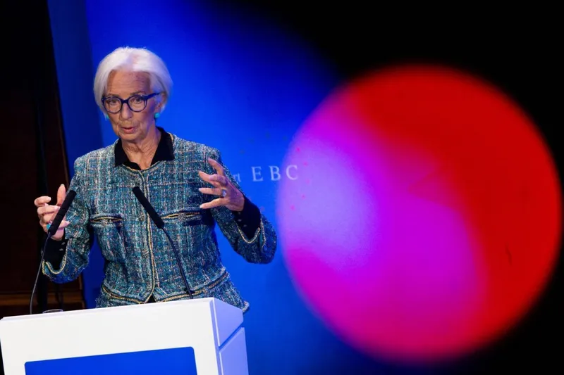 Christine Lagarde, la Congresul de Banking de la Frankfurt pe Main - Foto: Profimedia Images