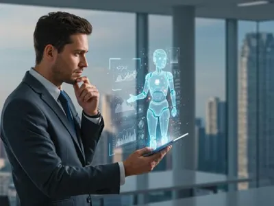 Angajat lucrează cu inteligența artificială - Foto: Freepik (rol ilustrativ)