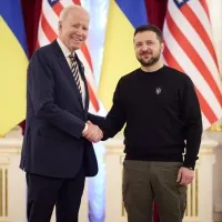 Preşedintele SUA, Joe Biden, este la Kiev. În toată Ucraina sună alertele de bombardament - Foto: Volodymyr Zelenskiy/Telegram