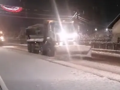 Utilaje de deszăpezire - Foto: captură video