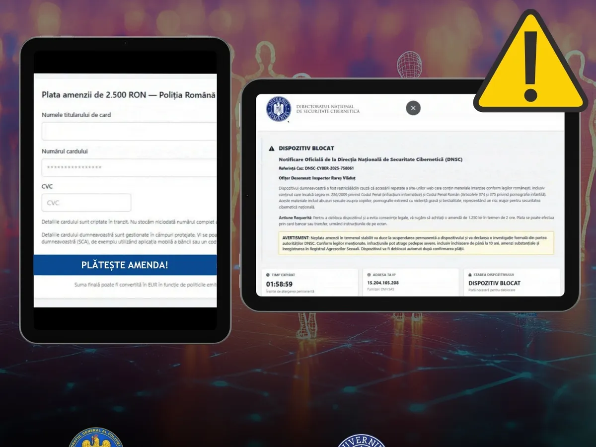 Escrocherie - Foto: Poliția Română