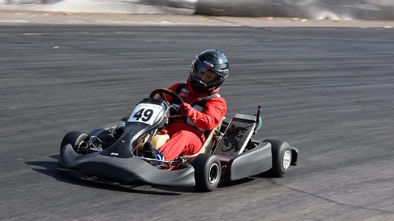 Pamela Kiss concurează cu succes și la Karting Foto: Facebook