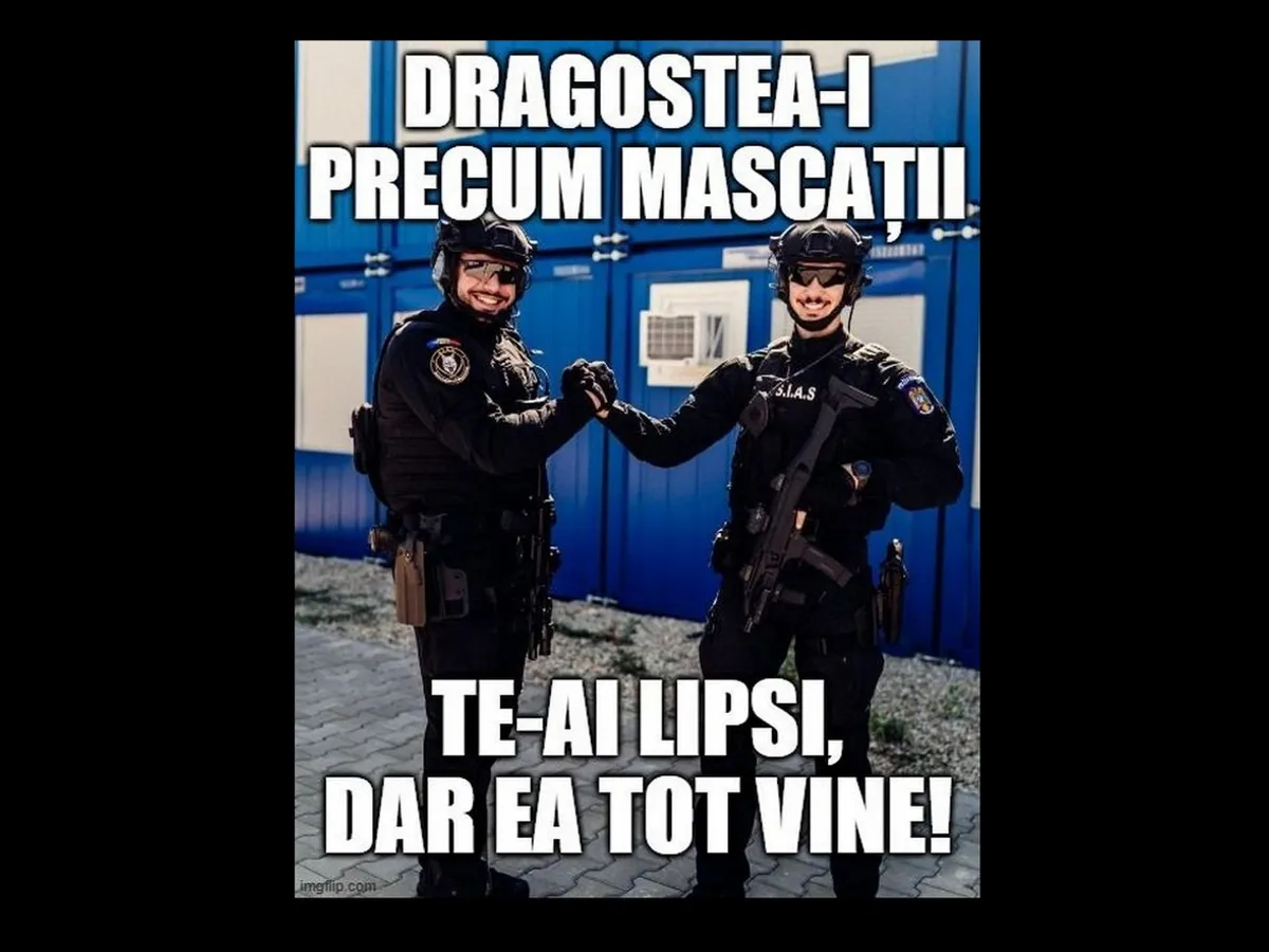 Mesajul Ministerului de Interne de Valentine s Day - Foto: Facebook / MAI