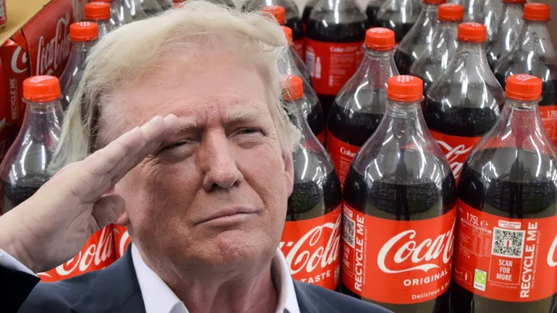 Trump schimbă rețeta Coca-Cola. Siropul de porumb, înlocuit cu zahăr: „Le mulțumesc pentru decizie” - Foto: Profimedia images