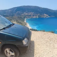 Vacanță „extremă”: 3 adulți și un copil, în Kefalonia cu un Tico: „Săraca mașină gâfâia”. / Foto: Ion Iliescu, Facebook
