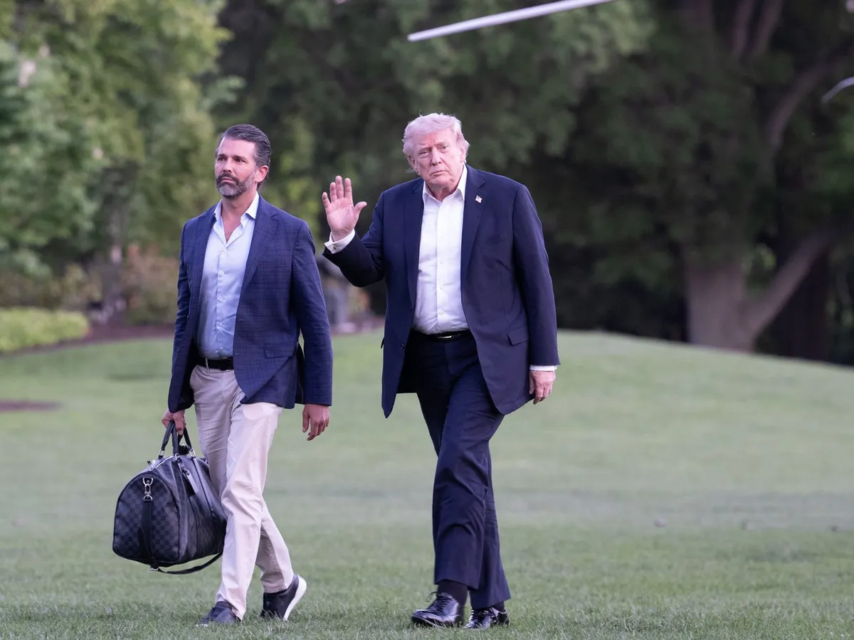 Don Jr. și Donald Trump - Foto: Profimedia Images