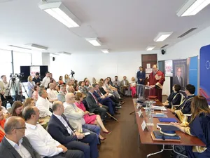 Frederick Kempe, președinte și CEO al Atlantic Council, Doctor Honoris Causa al SNSPA Foto: SNSPA