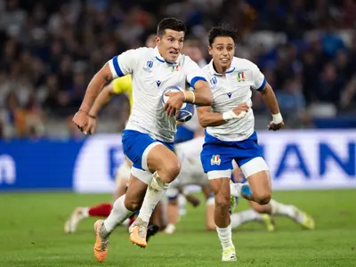 Cupa Mondială de Rugby: „Cocoşii galici”, în sferturi, după ce au bătut Italia cu 60-7 - Foto: Profimedia Images