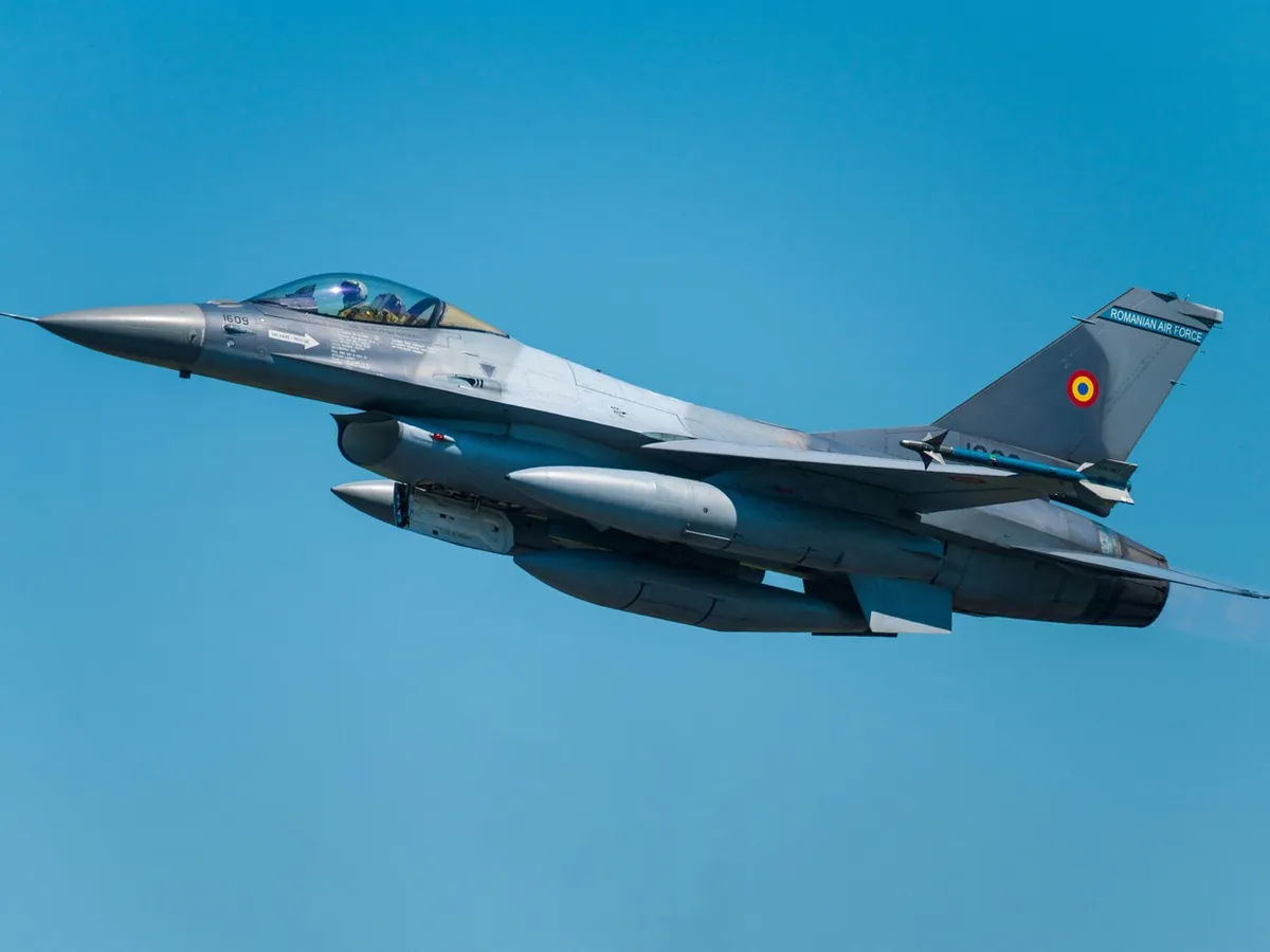 Avion de vânătoare F-16 românesc - Foto: Profimedia Images