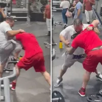 Bătaie ca în filme, cu pumni, picioare și genunchi în gură, într-o sală de fitness. / Foto: digisport.ro