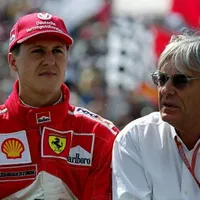 Michael Schumacher și Bernie Ecclestone în august 2000, înaintea cursei de Formula 1 de la Hungaroring Foto: Gettyimages
