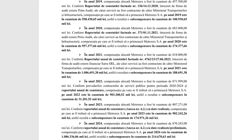 Subvenție la metrou - Foto: Buget / gov.ro