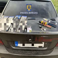 Mașina traficantului - Foto: Poliția Română